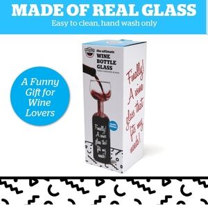 BigMouth Inc Ultimate Wine Bottle Glass Holds Full Bottle of 750 Milliliters
